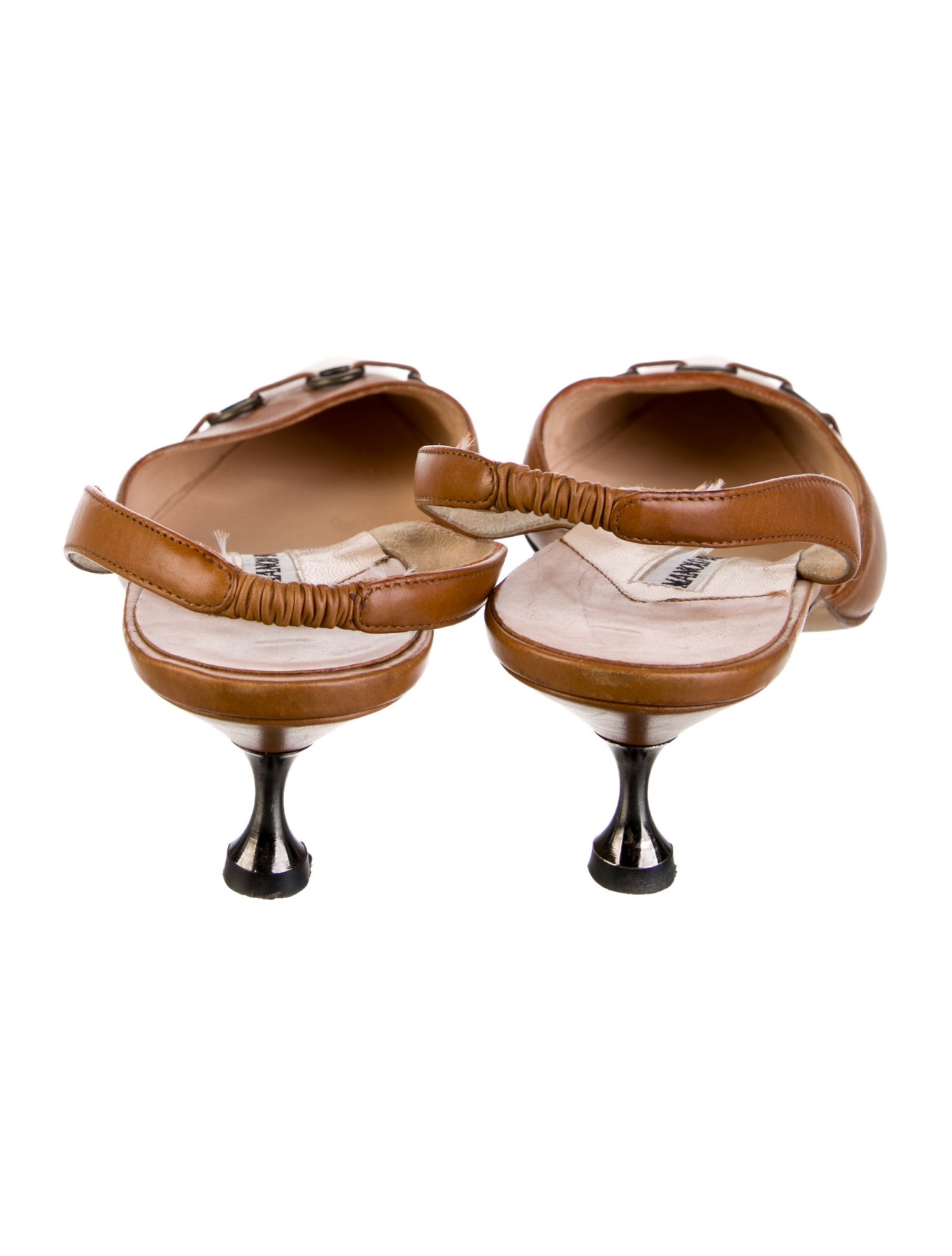 Manolo Blahnik Leather Mules