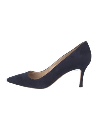 Manolo Blahnik Suede Pumps