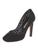Manolo Blahnik Lace Pumps