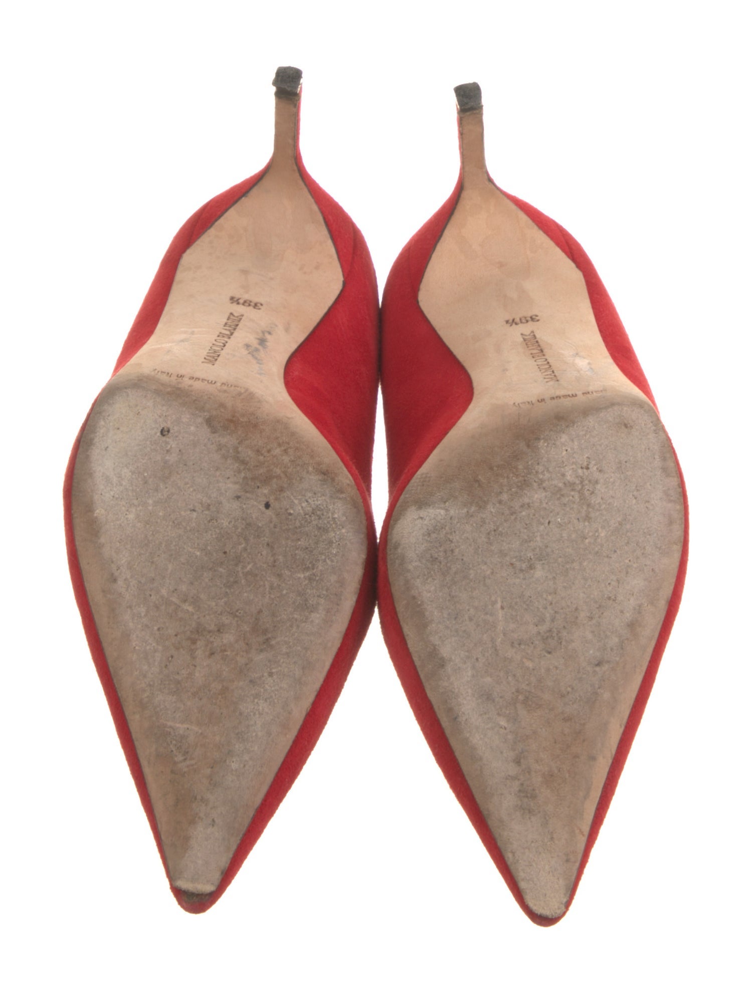 Manolo Blahnik Suede Pumps