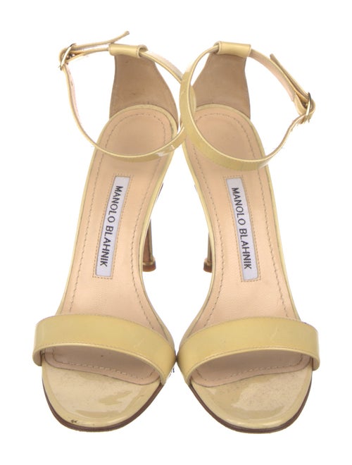 Manolo Blahnik Patent Leather Sandals