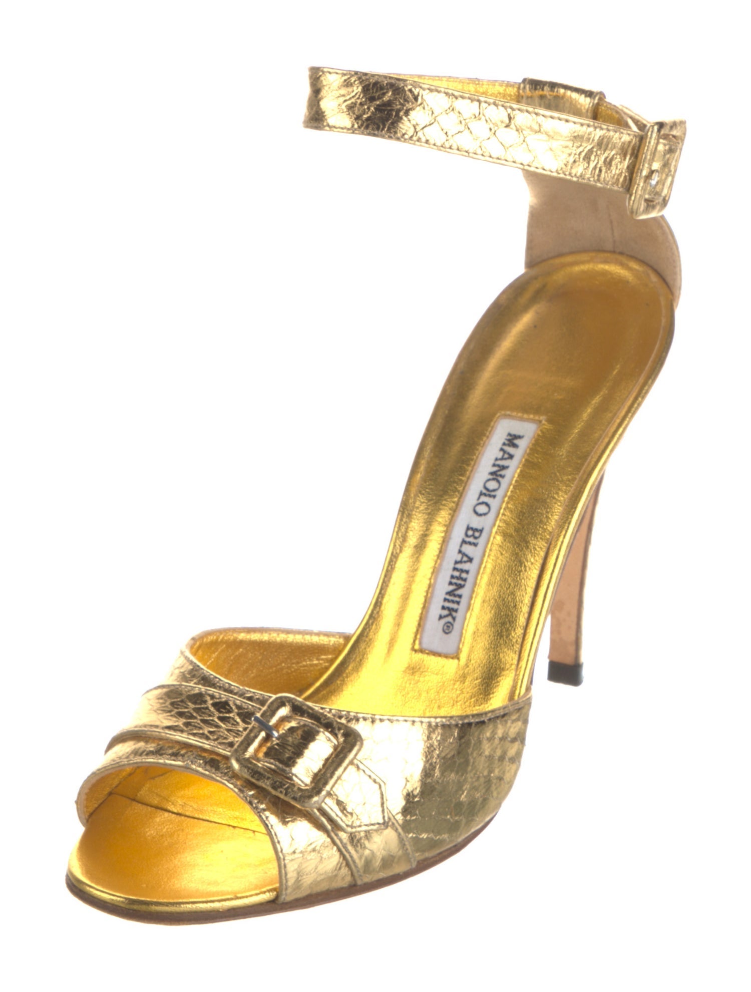 Manolo Blahnik Leather Sandals