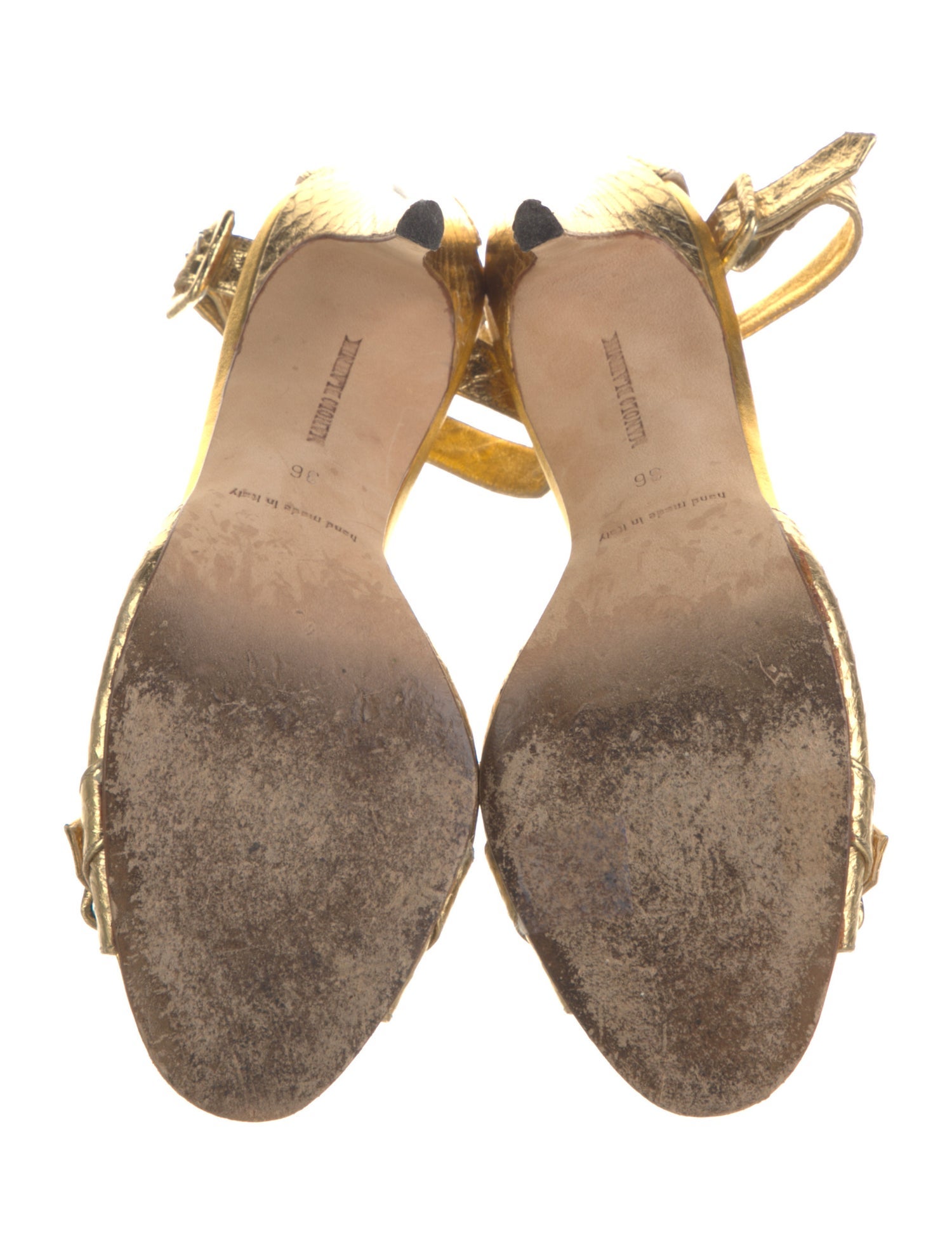 Manolo Blahnik Leather Sandals