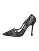 Manolo Blahnik Lace Lace Pattern Pumps