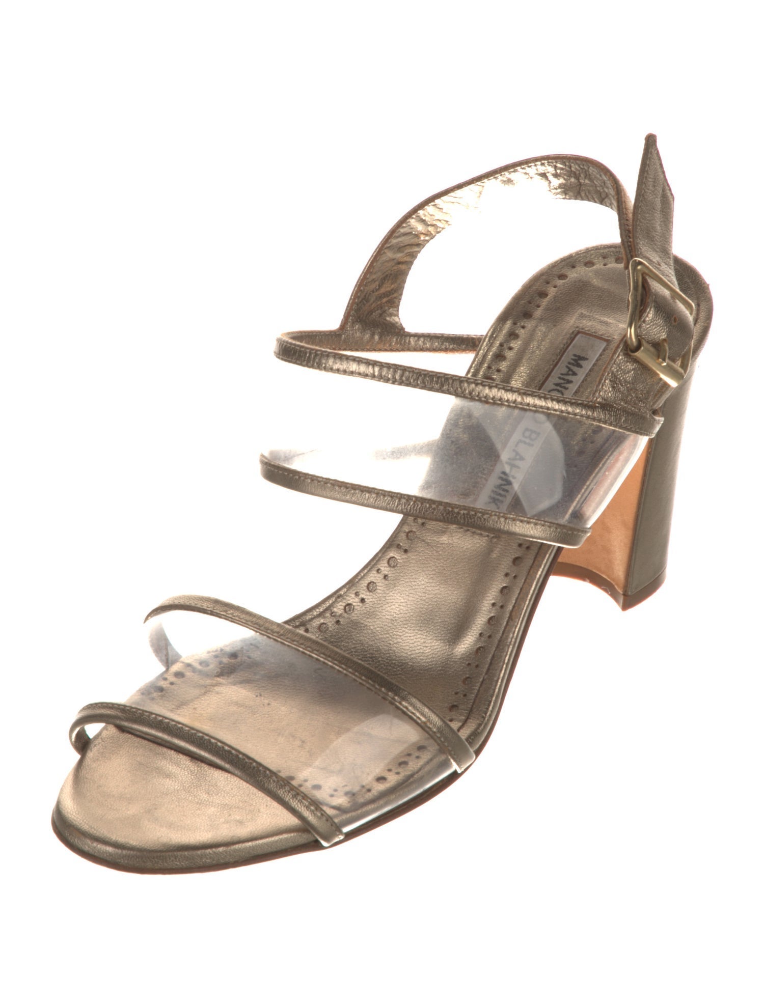 Manolo Blahnik Suede Gladiator Sandals