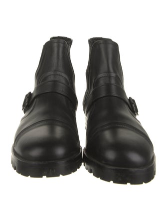 Manolo Blahnik Leather Chelsea Boots