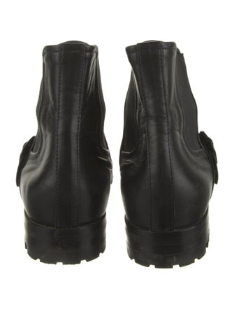 Manolo Blahnik Leather Chelsea Boots