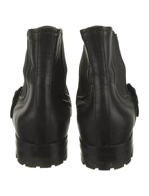 Manolo Blahnik Leather Chelsea Boots