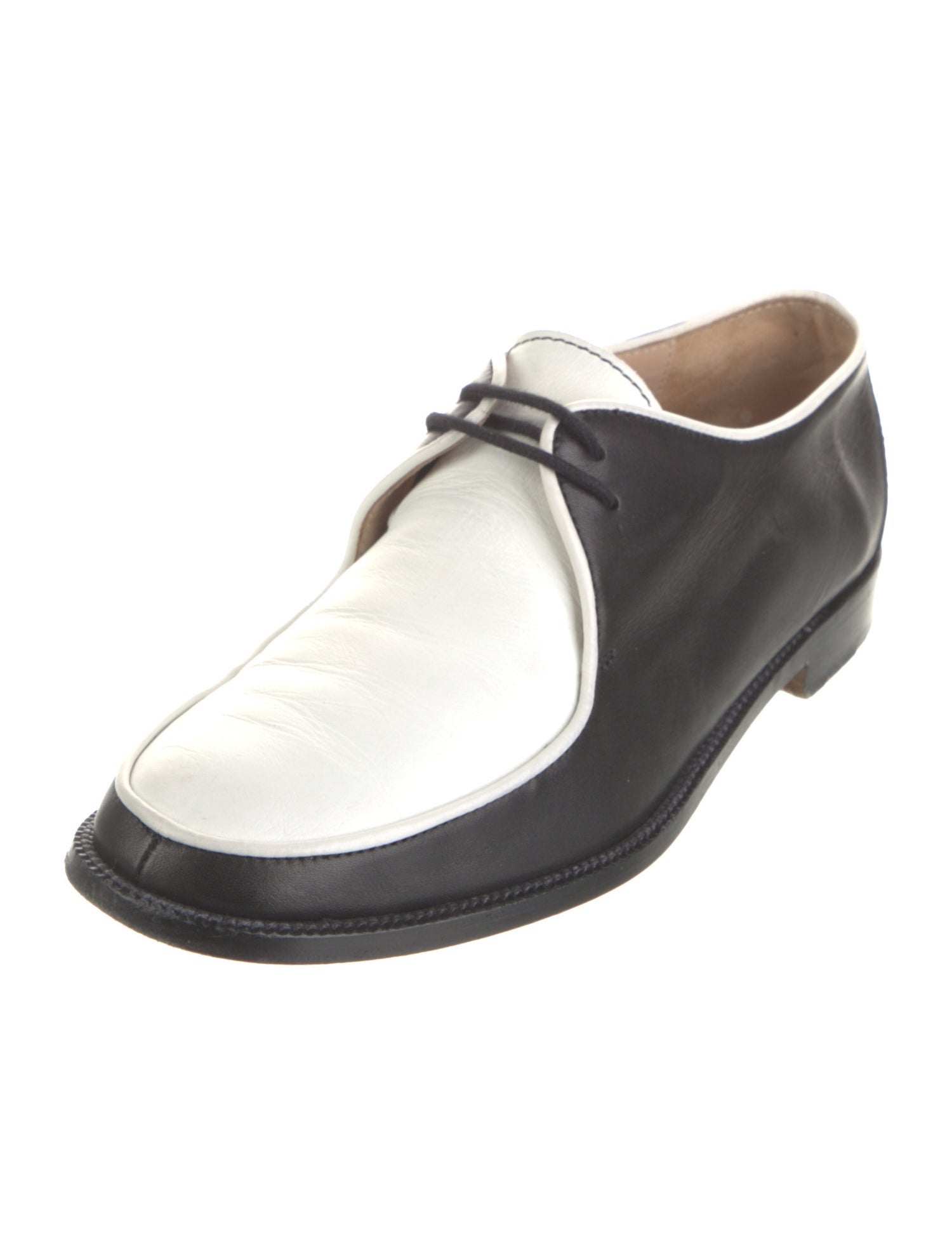 Manolo Blahnik Leather Oxfords