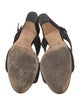 Manolo Blahnik Suede Slingback Sandals