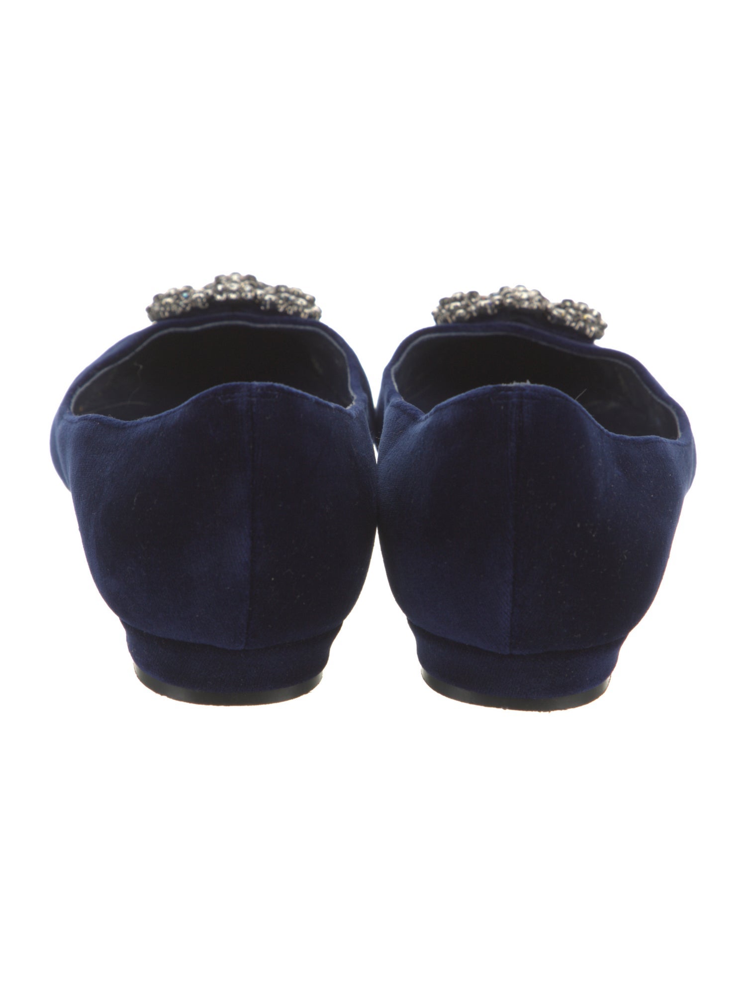 Manolo Blahnik Suede Flats