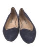 Manolo Blahnik Suede Ballet Flats