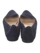 Manolo Blahnik Suede Ballet Flats