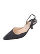 Manolo Blahnik Denim Slingback Pumps