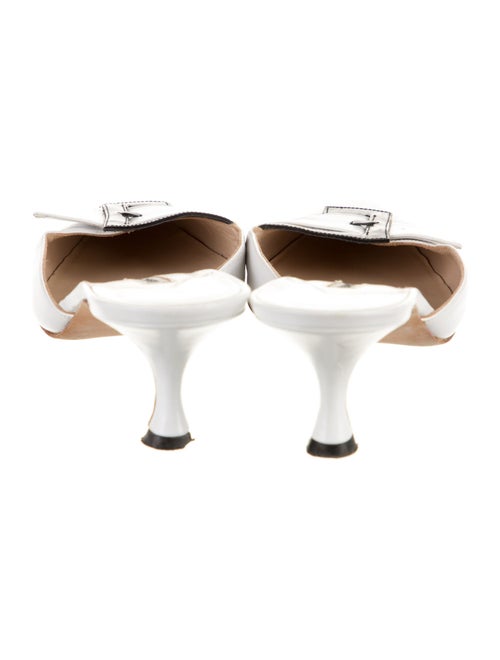 Manolo Blahnik Leather Mules