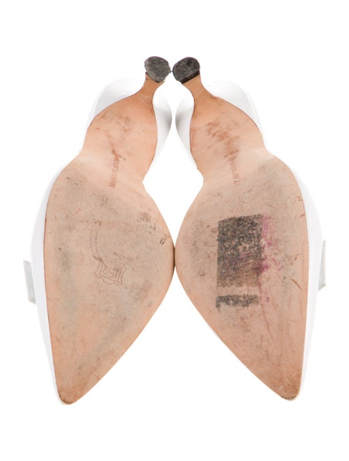 Manolo Blahnik Leather Mules