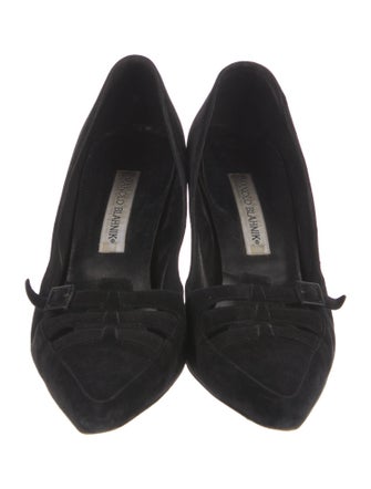 Manolo Blahnik Suede Pumps