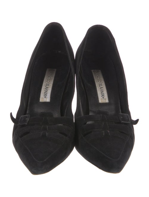 Manolo Blahnik Suede Pumps