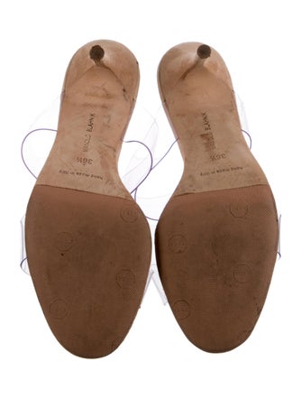 Manolo Blahnik Suede Slides