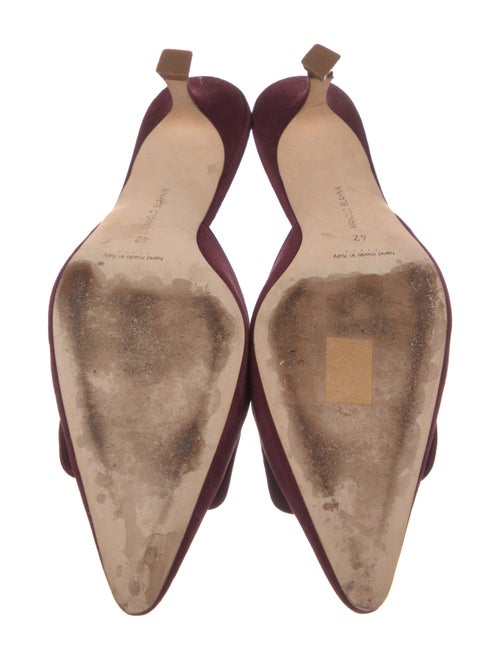 Manolo Blahnik Suede Mules
