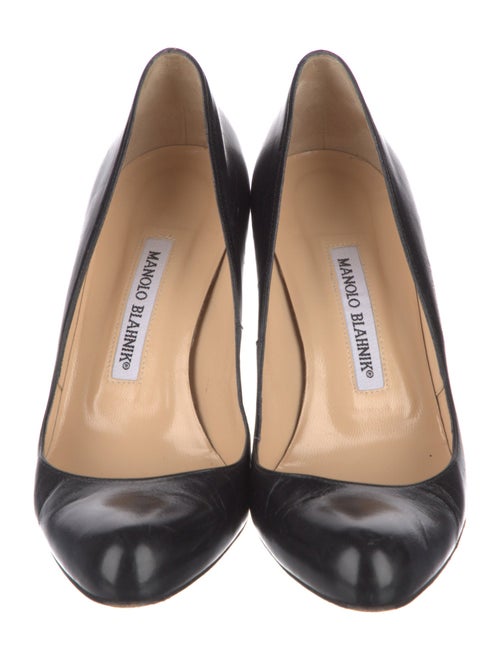 Manolo Blahnik Leather Pumps