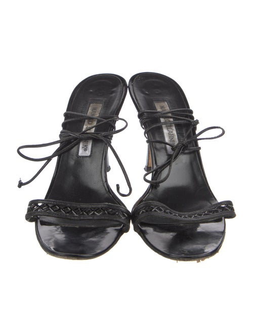 Manolo Blahnik Leather Sandals
