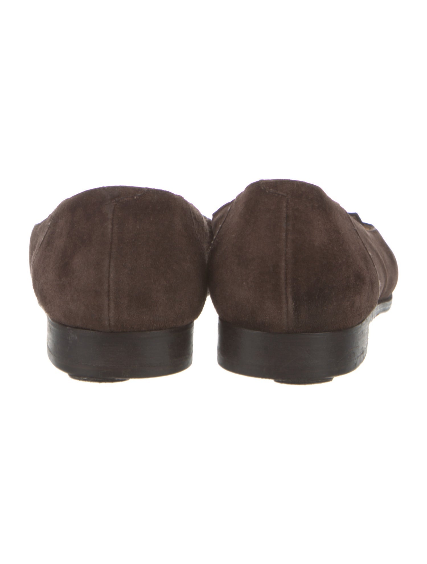 Manolo Blahnik Suede Flats