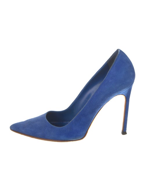 Manolo Blahnik Suede Pumps