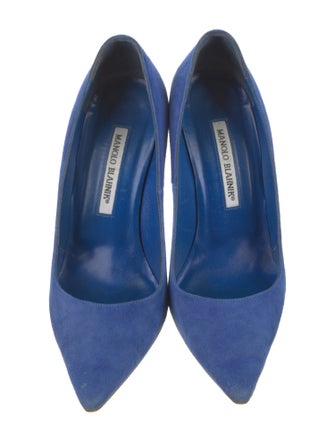 Manolo Blahnik Suede Pumps