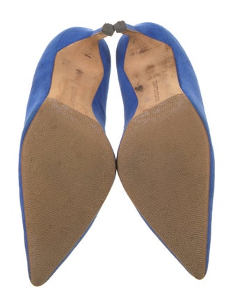Manolo Blahnik Suede Pumps