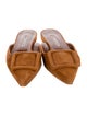 Manolo Blahnik Suede Mules