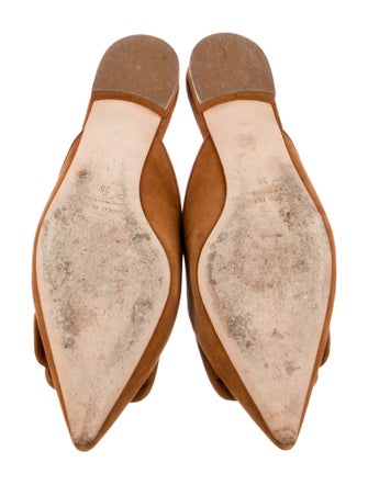 Manolo Blahnik Suede Mules