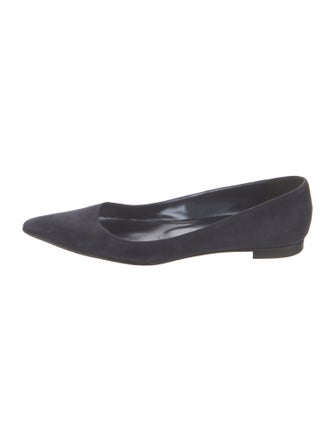 Manolo Blahnik Suede Flats