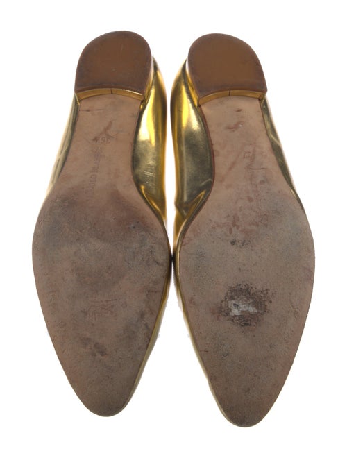 Manolo Blahnik Patent Leather Flats