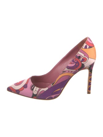 Manolo Blahnik Printed Pumps