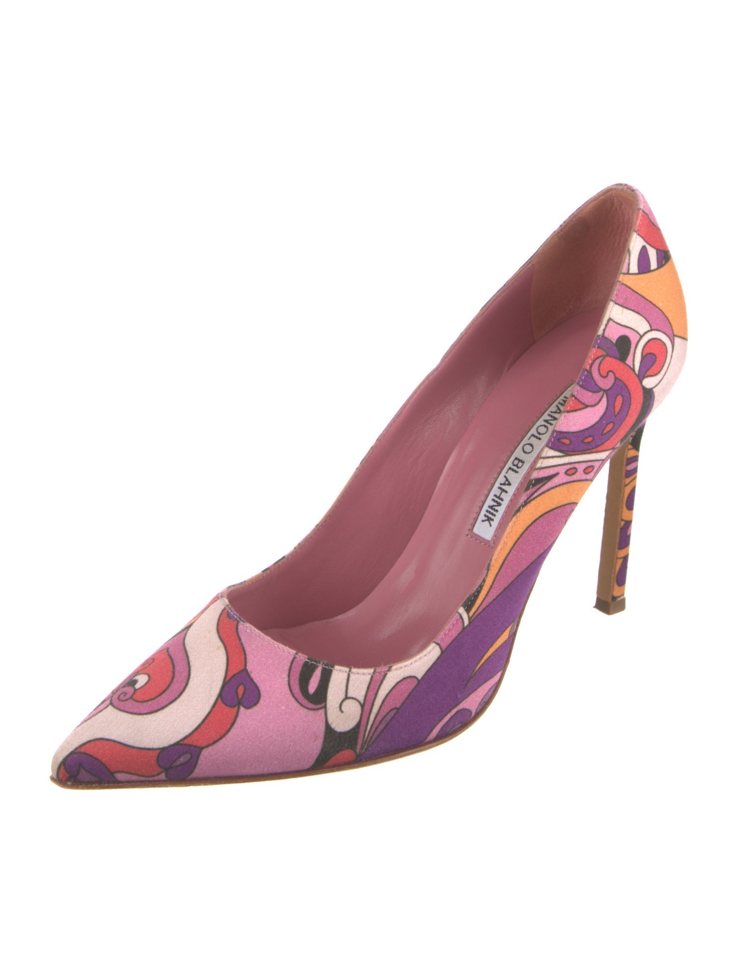 Manolo Blahnik Printed Pumps