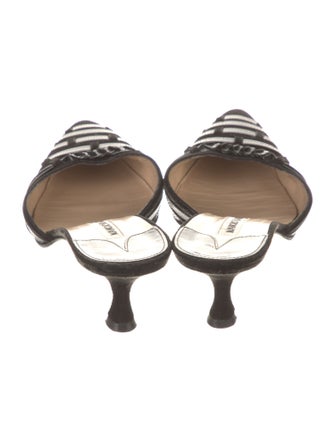 Manolo Blahnik Suede Mules