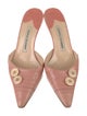 Manolo Blahnik Leather Mules