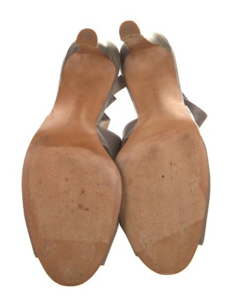 Manolo Blahnik Leather Slingback Pumps