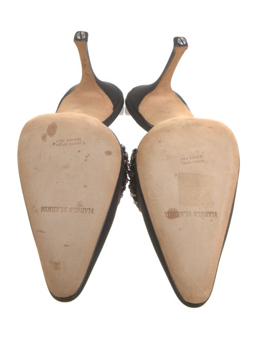 Manolo Blahnik Beaded Accents Mules