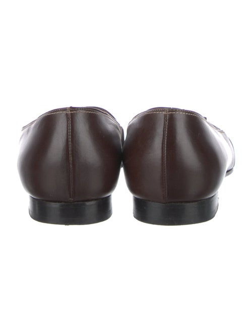 Manolo Blahnik Leather Ballet Flats
