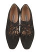 Manolo Blahnik Suede Bow Accents Oxfords