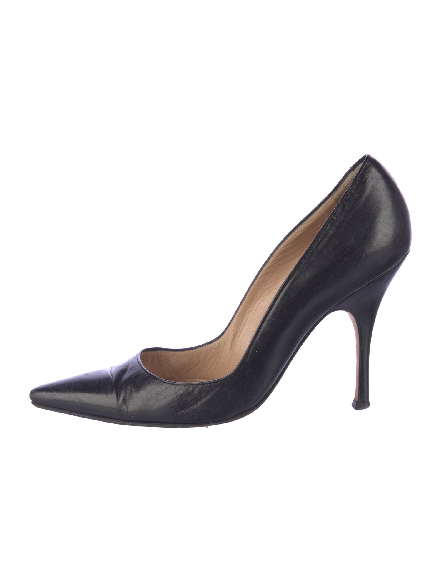 Manolo Blahnik Leather Pumps