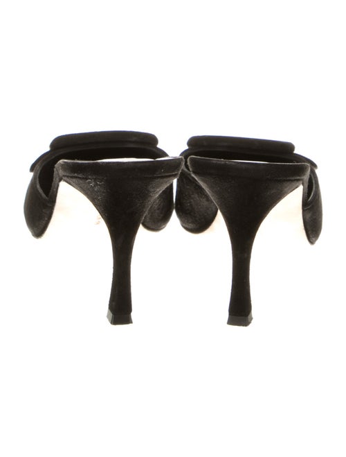Manolo Blahnik Suede Mules