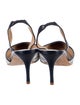 Manolo Blahnik Carolyne Leather Slingback Pumps