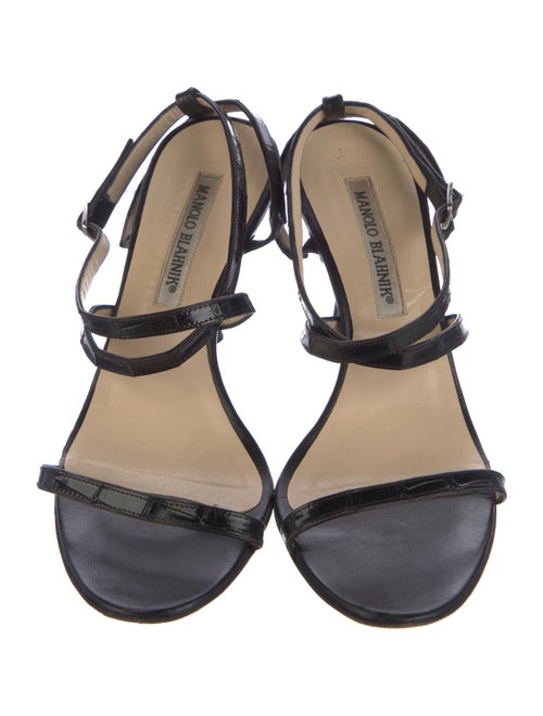 Manolo Blahnik Leather Sandals