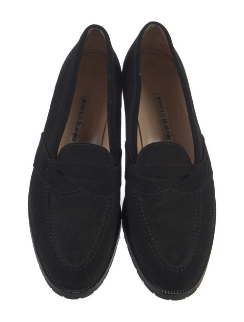 Manolo Blahnik Suede Loafers