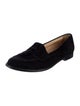 Manolo Blahnik Suede Tassel Accents Loafers