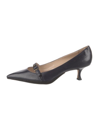 Manolo Blahnik Leather Pumps