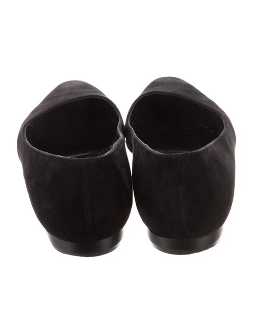 Manolo Blahnik Suede Flats